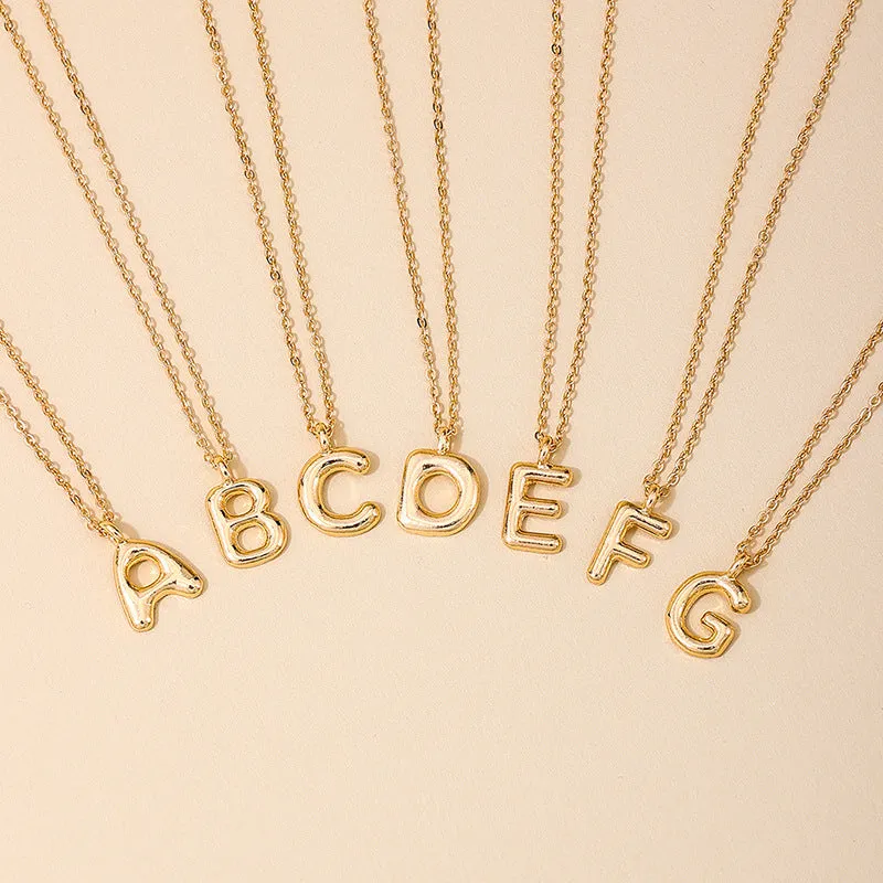 26-Letter Pendant Necklace for Stylish Women - Ideal New Year's Gift