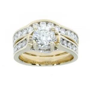 3.00ct Diamond Bridal Set 18k