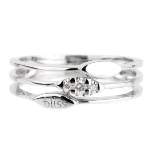 Bliss Diamond White Gold Ring