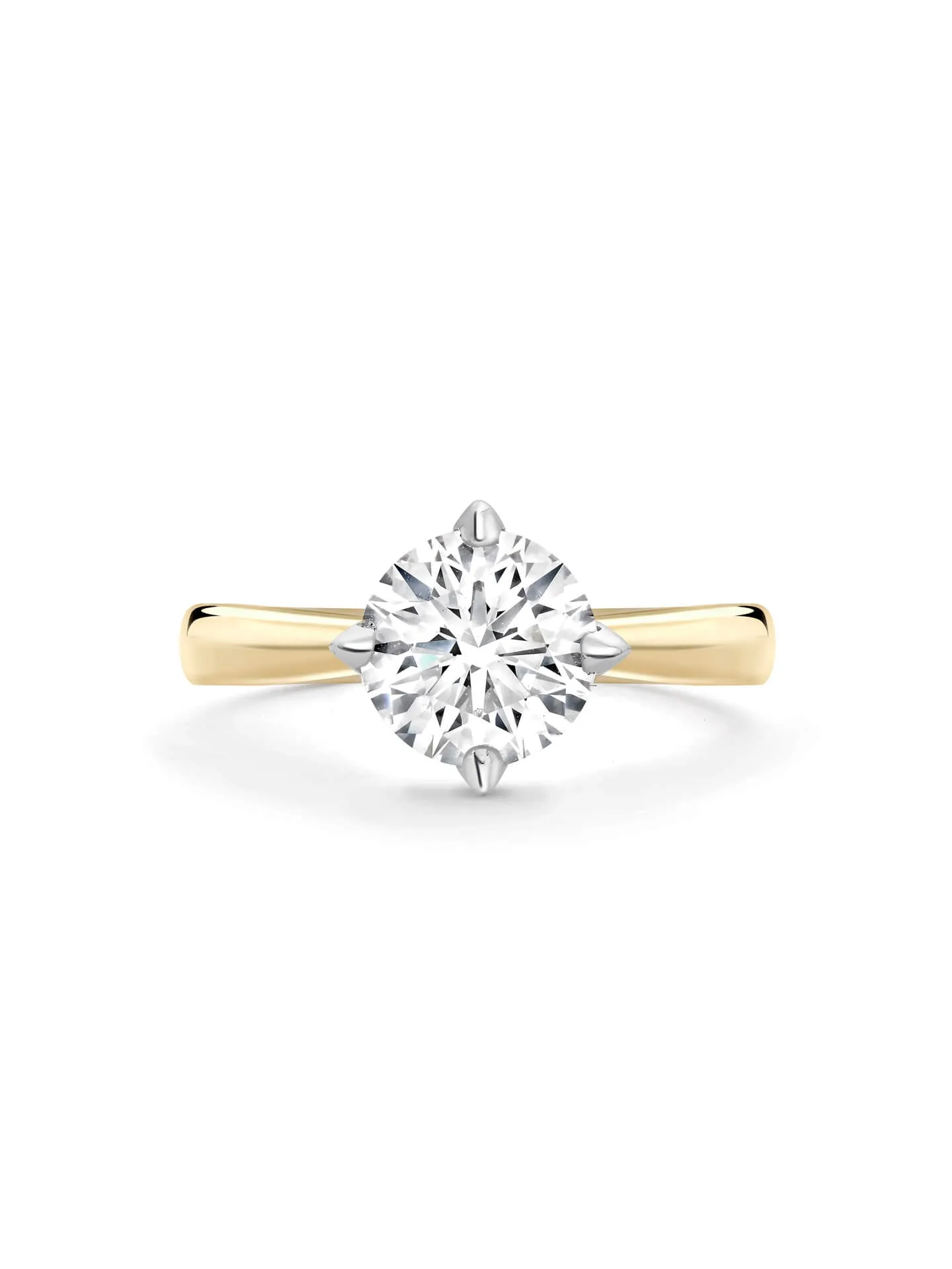 Boodles Brilliance Yellow Gold Diamond Engagement Ring