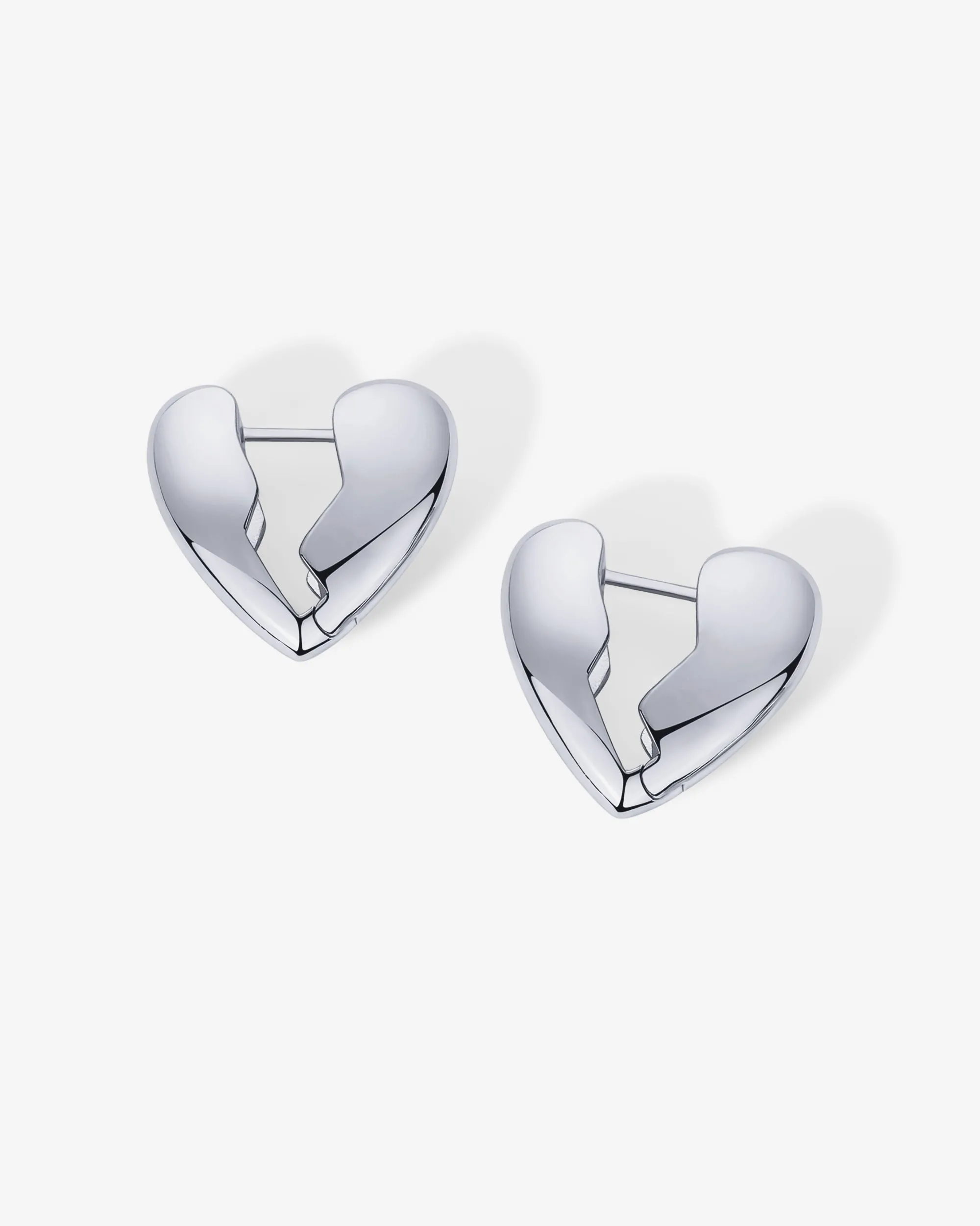 Brokenhearted Hoop Earrings