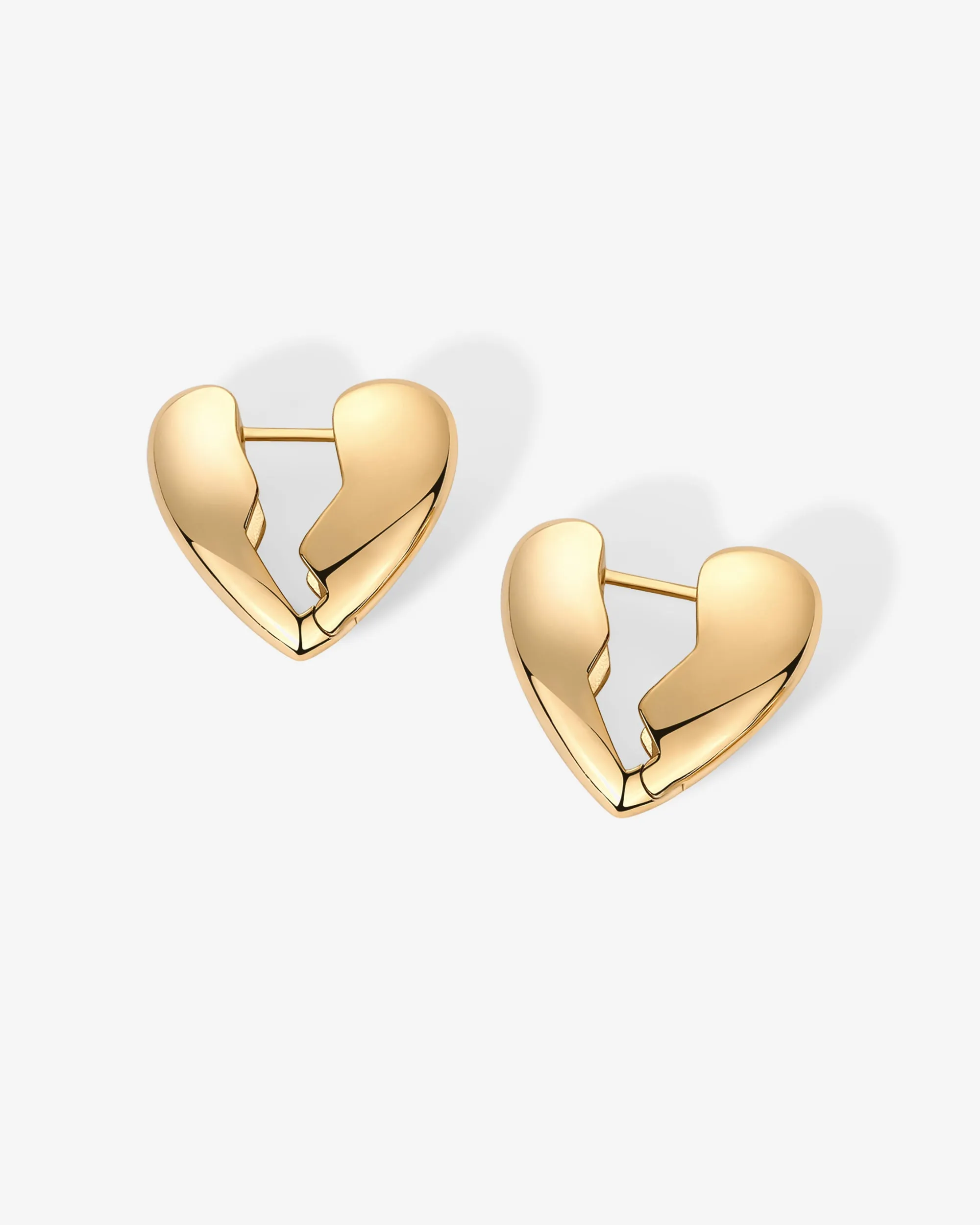 Brokenhearted Hoop Earrings