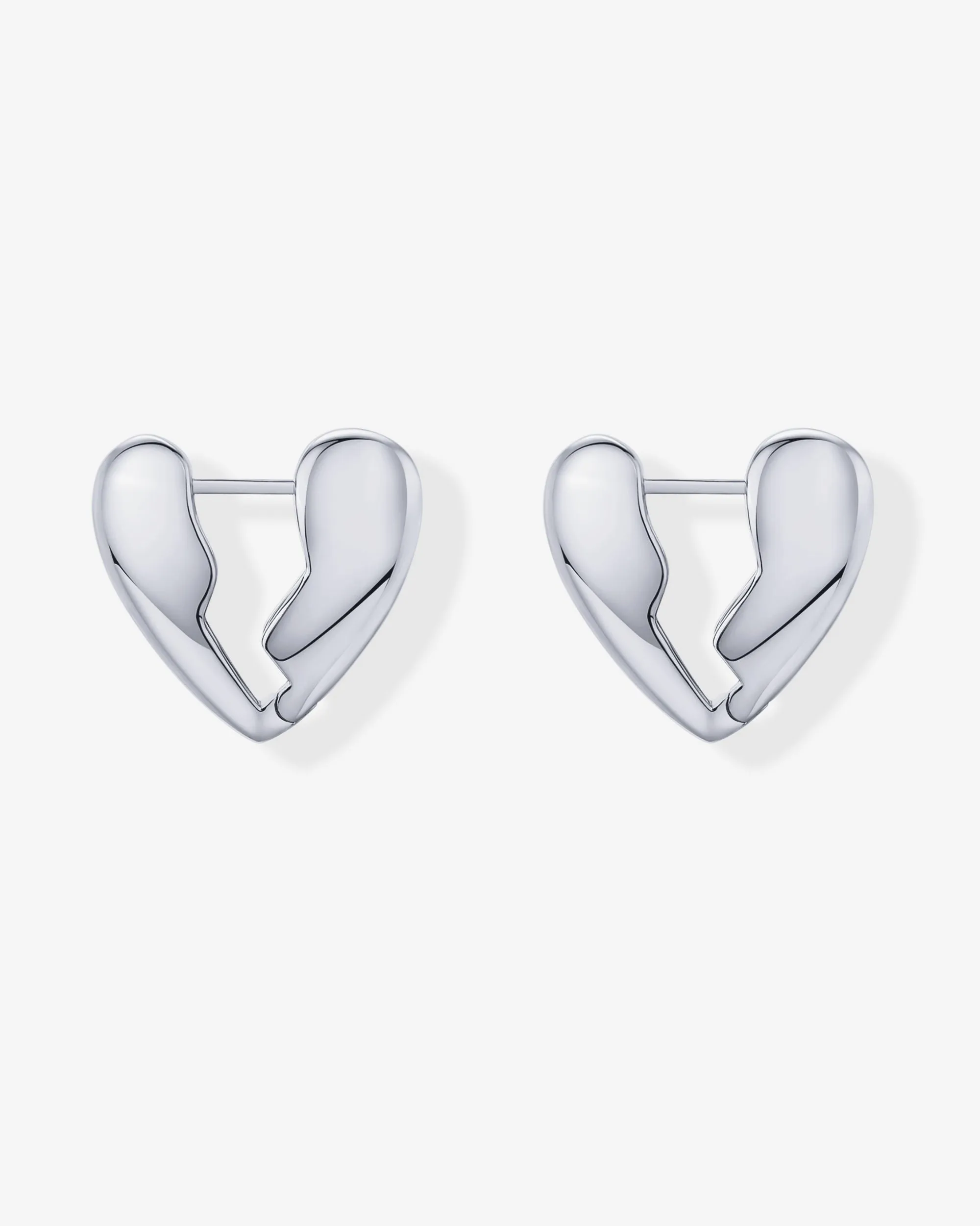 Brokenhearted Hoop Earrings