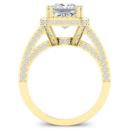 Buttercup - GIA Natural Princess Diamond Engagement Ring