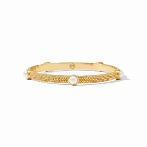 Cabochon Bangle - Pearl (Medium)