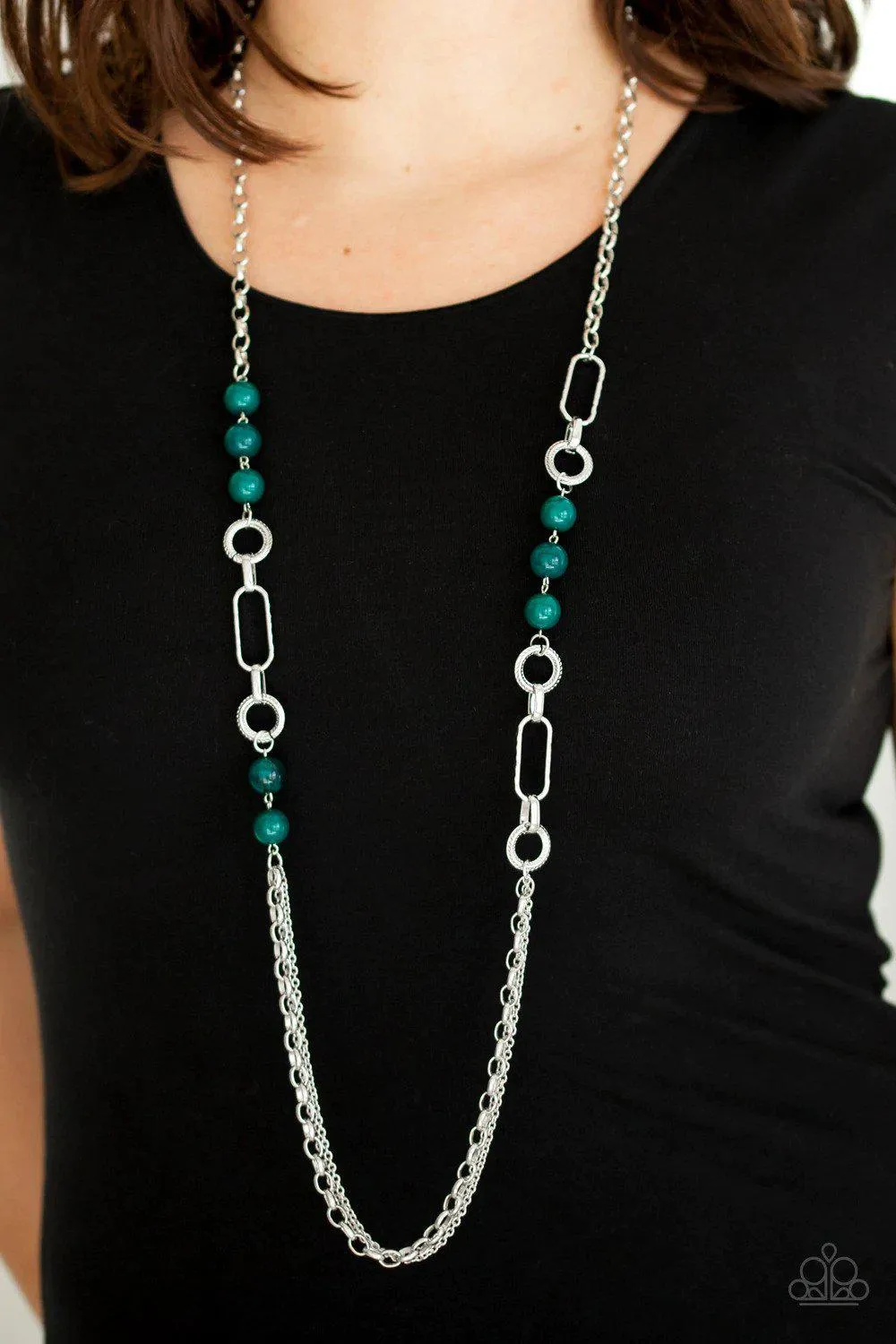 CACHE Me Out Green Necklace - Paparazzi Accessories