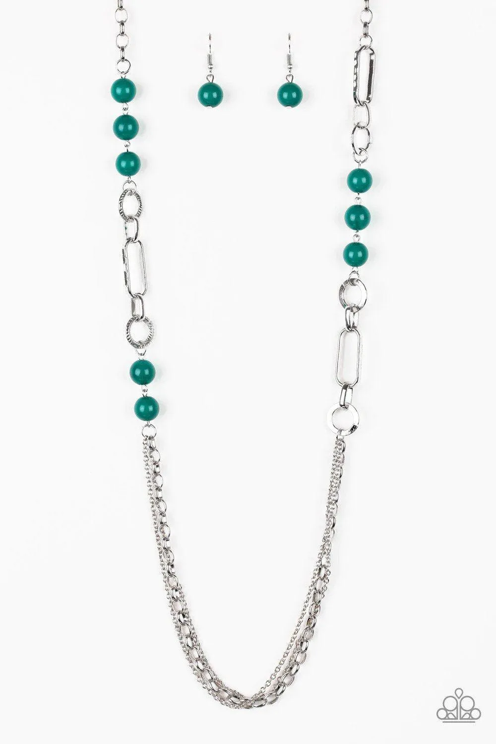 CACHE Me Out Green Necklace - Paparazzi Accessories