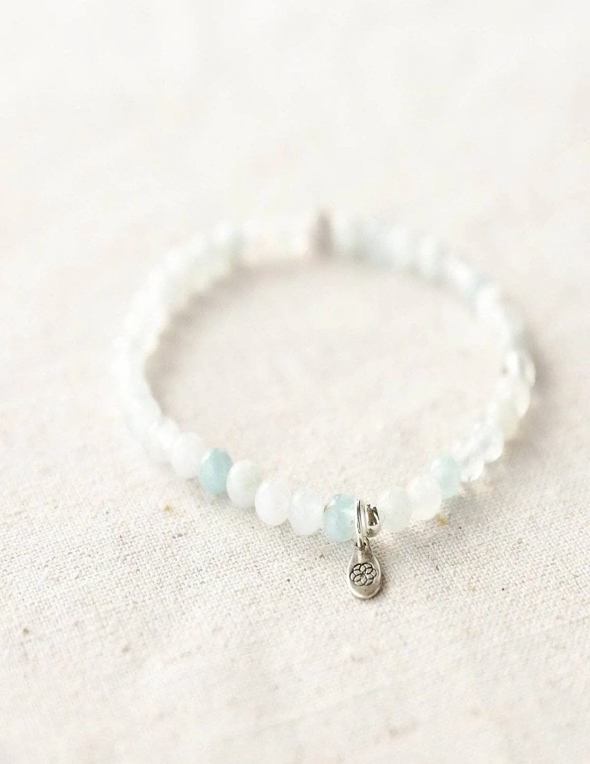 Celestine Mini Gemstone Bracelet