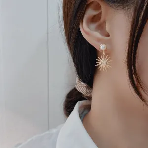 Chic Star Moon Phase Earrings