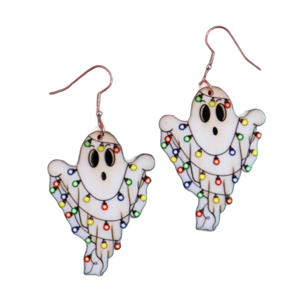 Christmas Ghost Earrings