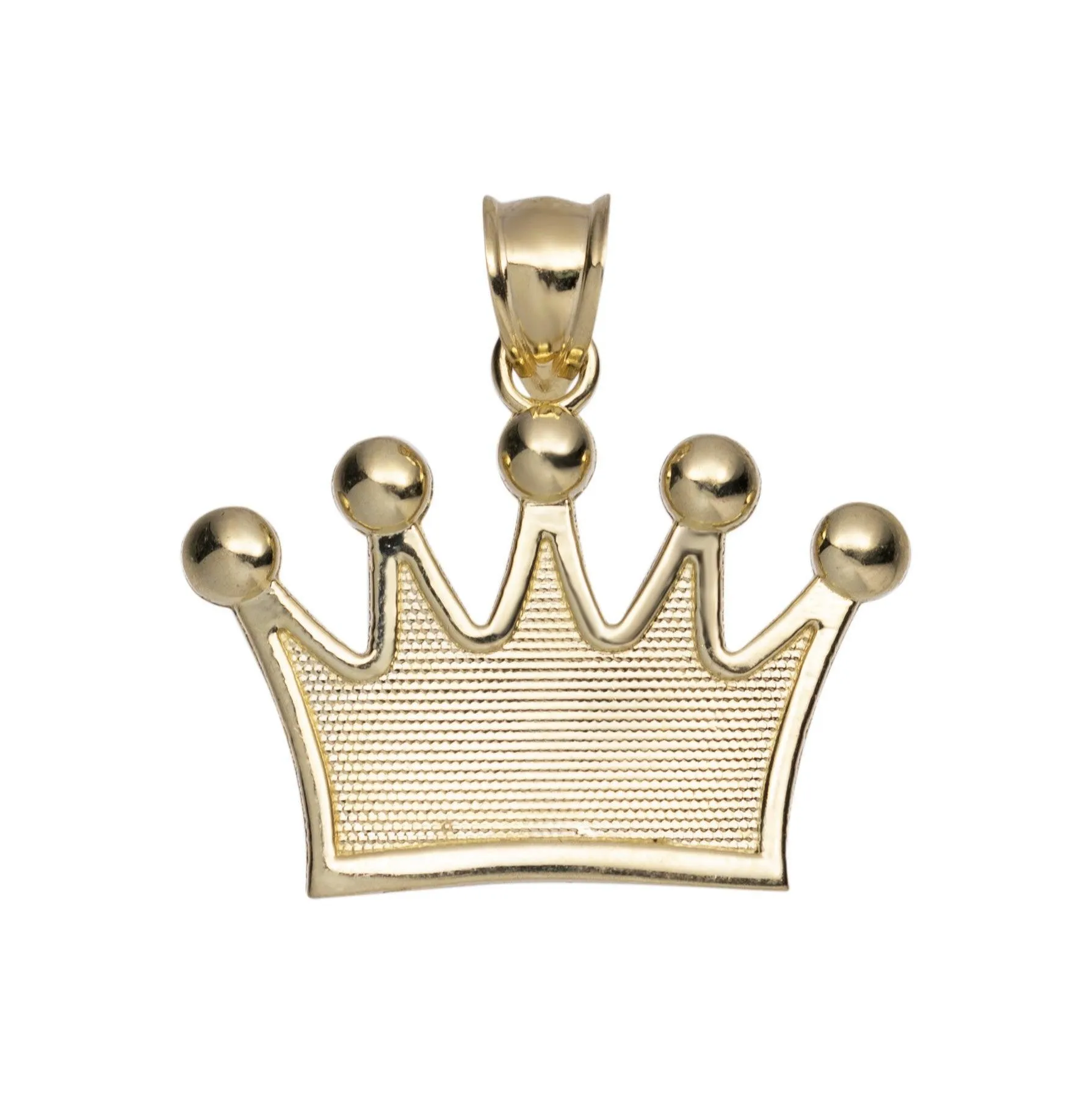 Crown Pendant 10K Yellow Gold