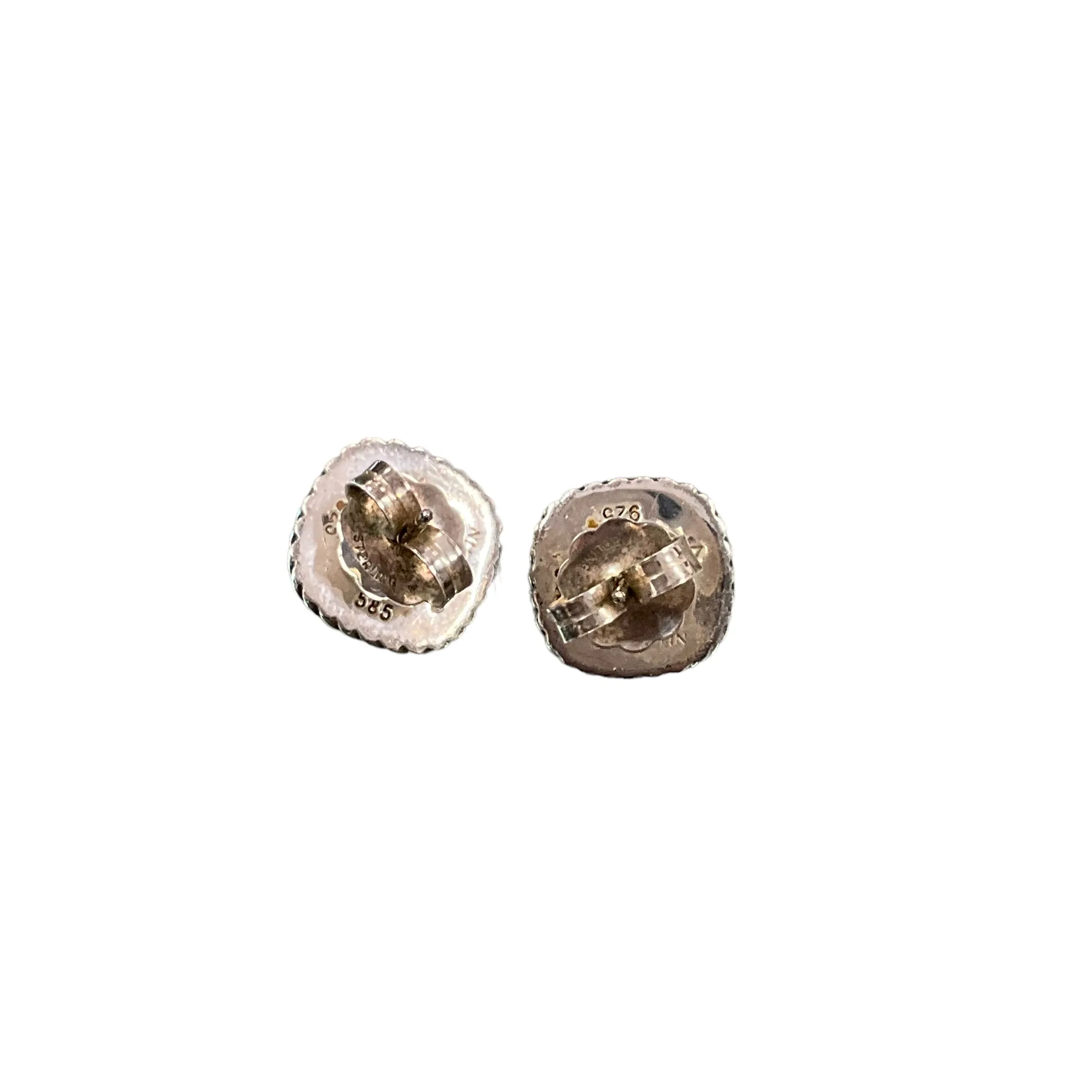 David Yurman Citrine Cable Stud Earrings