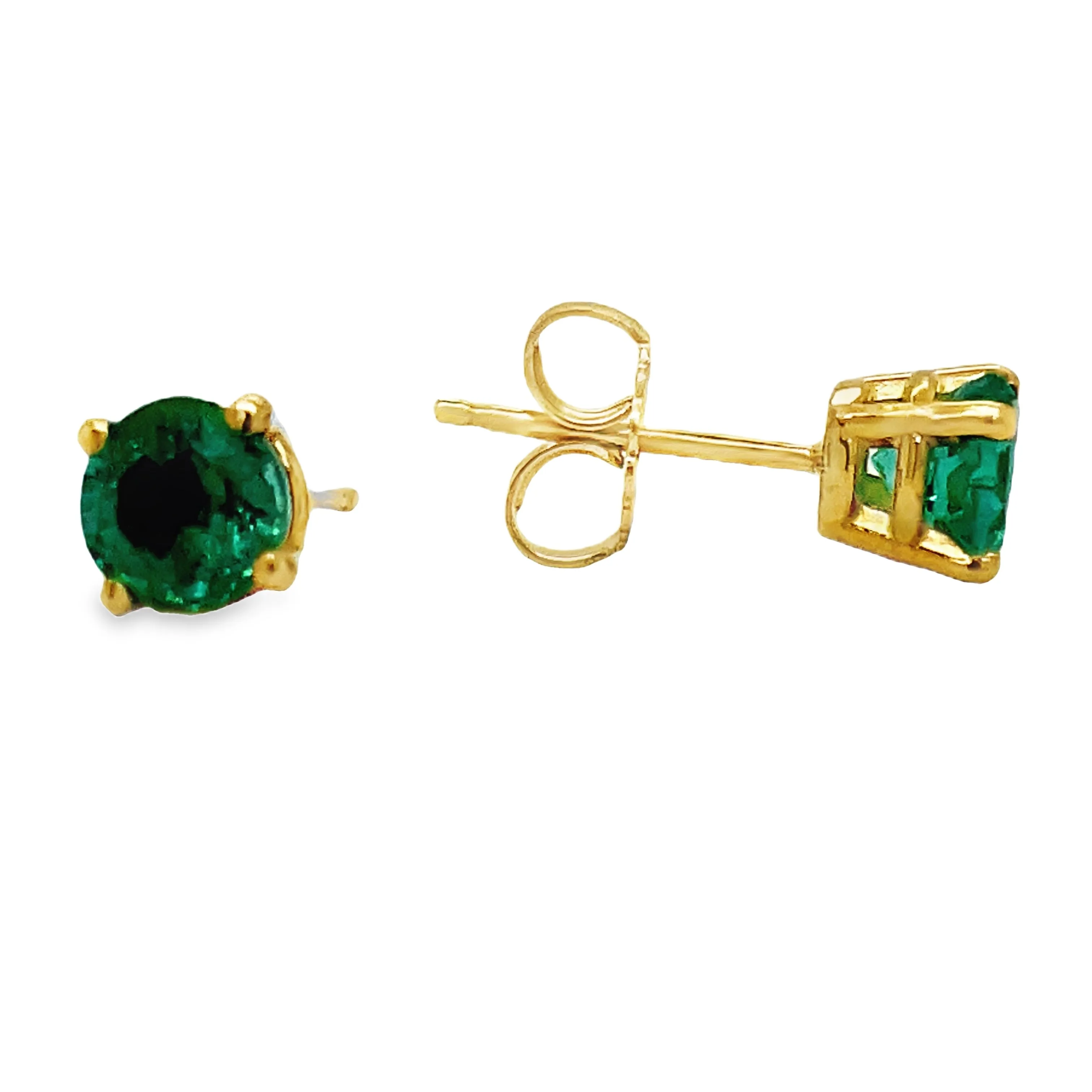 Emerald Stud Earrings