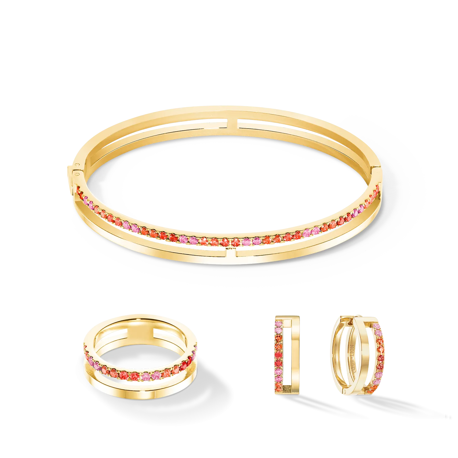 Eternal Unity Ring gold-red