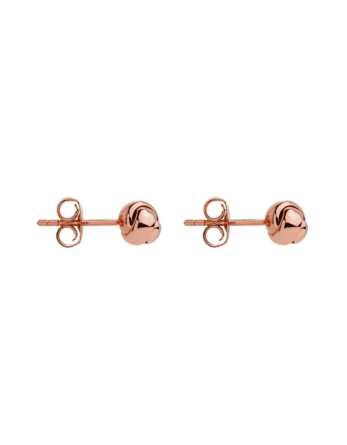 Floret Rose Gold Knot Stud Earring