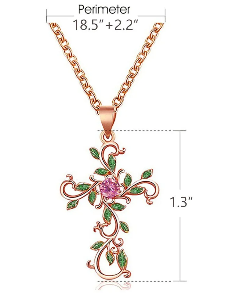 Flower Pendant Chain Necklaces