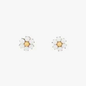 Gemstone Daisy Earrings