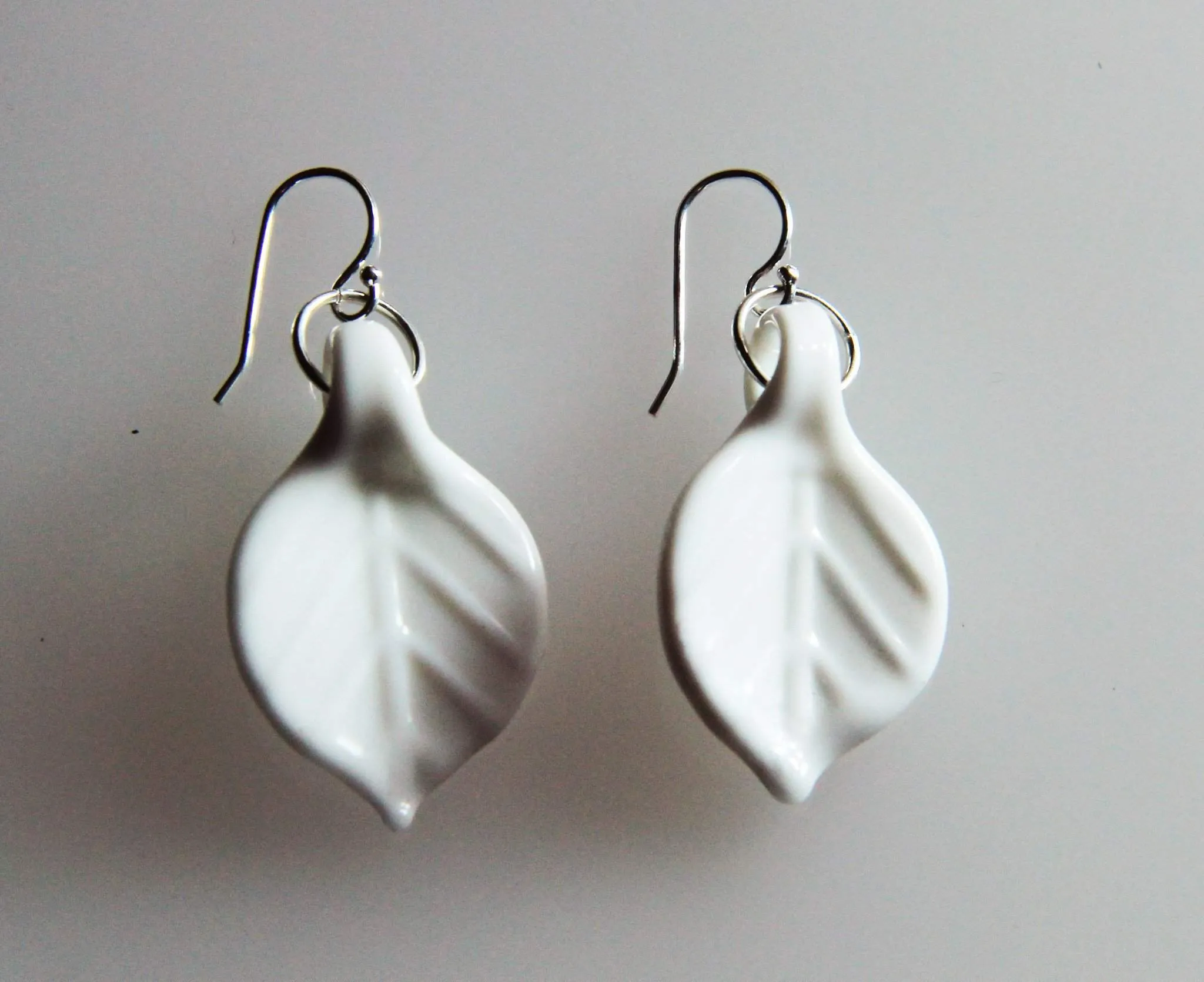 Glass Leaf Earrings - A Whimsical Woodsy Accessory