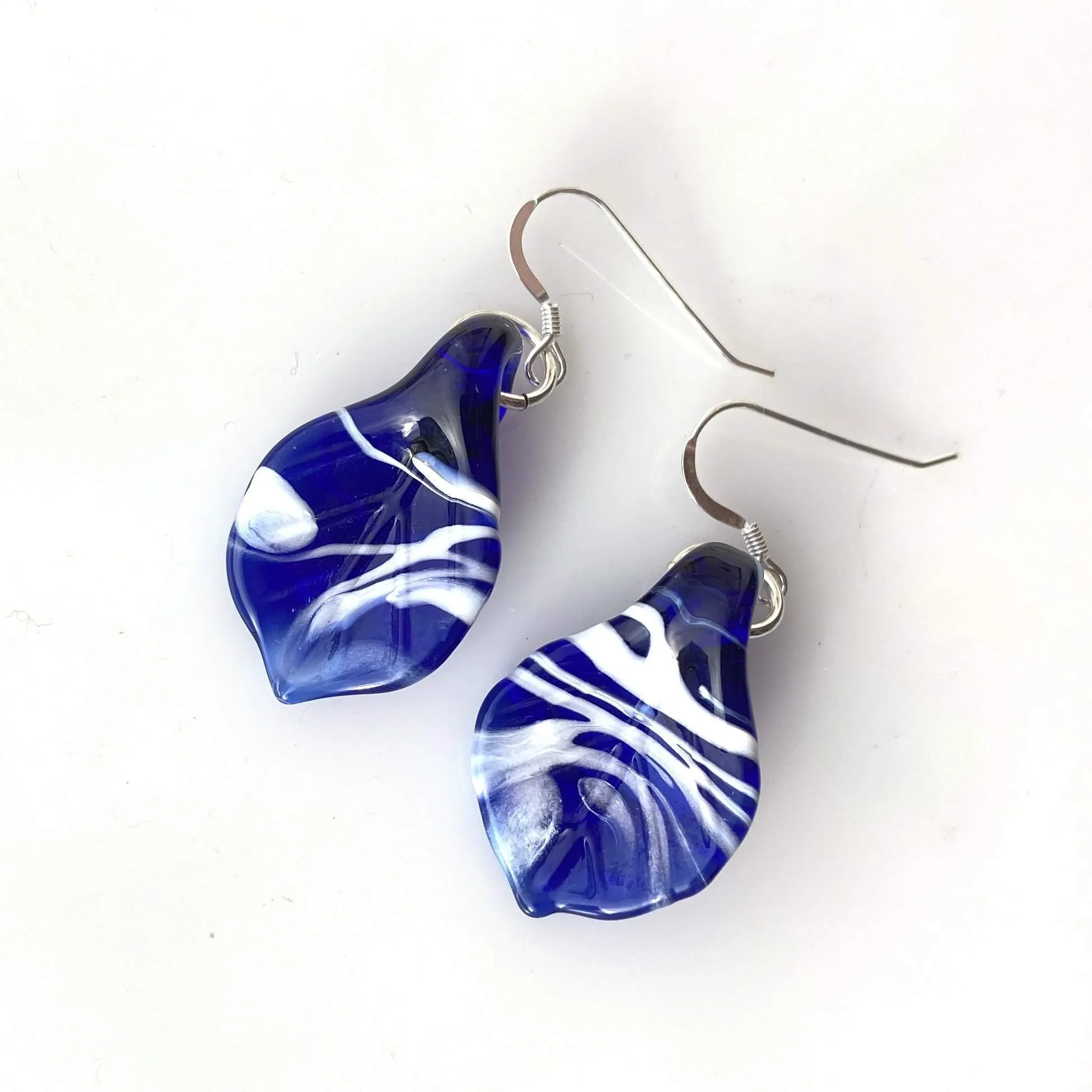 Glass Leaf Earrings - A Whimsical Woodsy Accessory