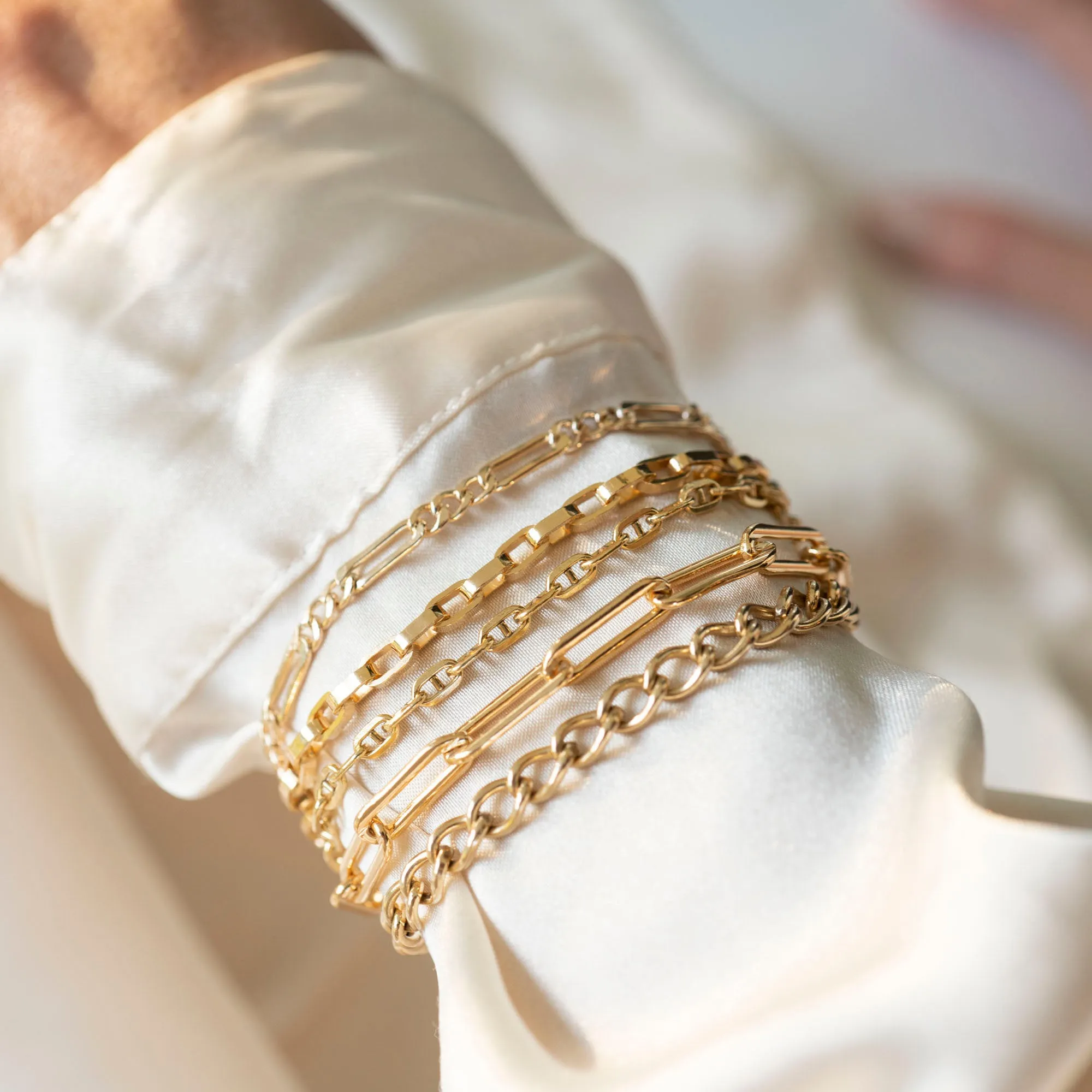 Gold Filled Rollo Bracelet