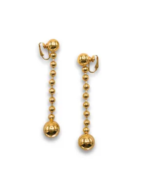 Gold Orbita Constellation Clip On Earrings