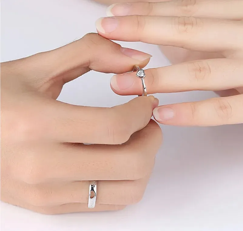 Heart Couple Rings