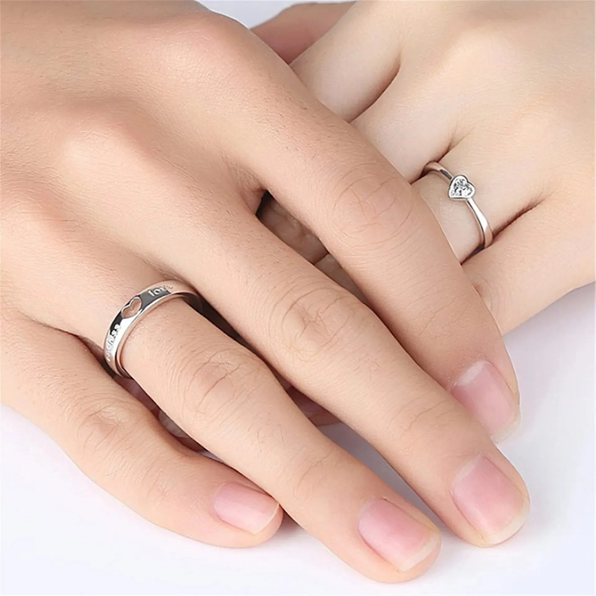 Heart Couple Rings