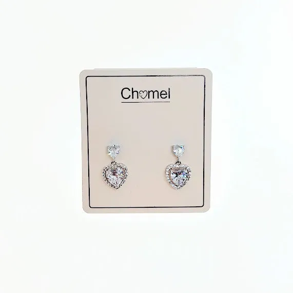 Heart Cubic Zirconia Earring