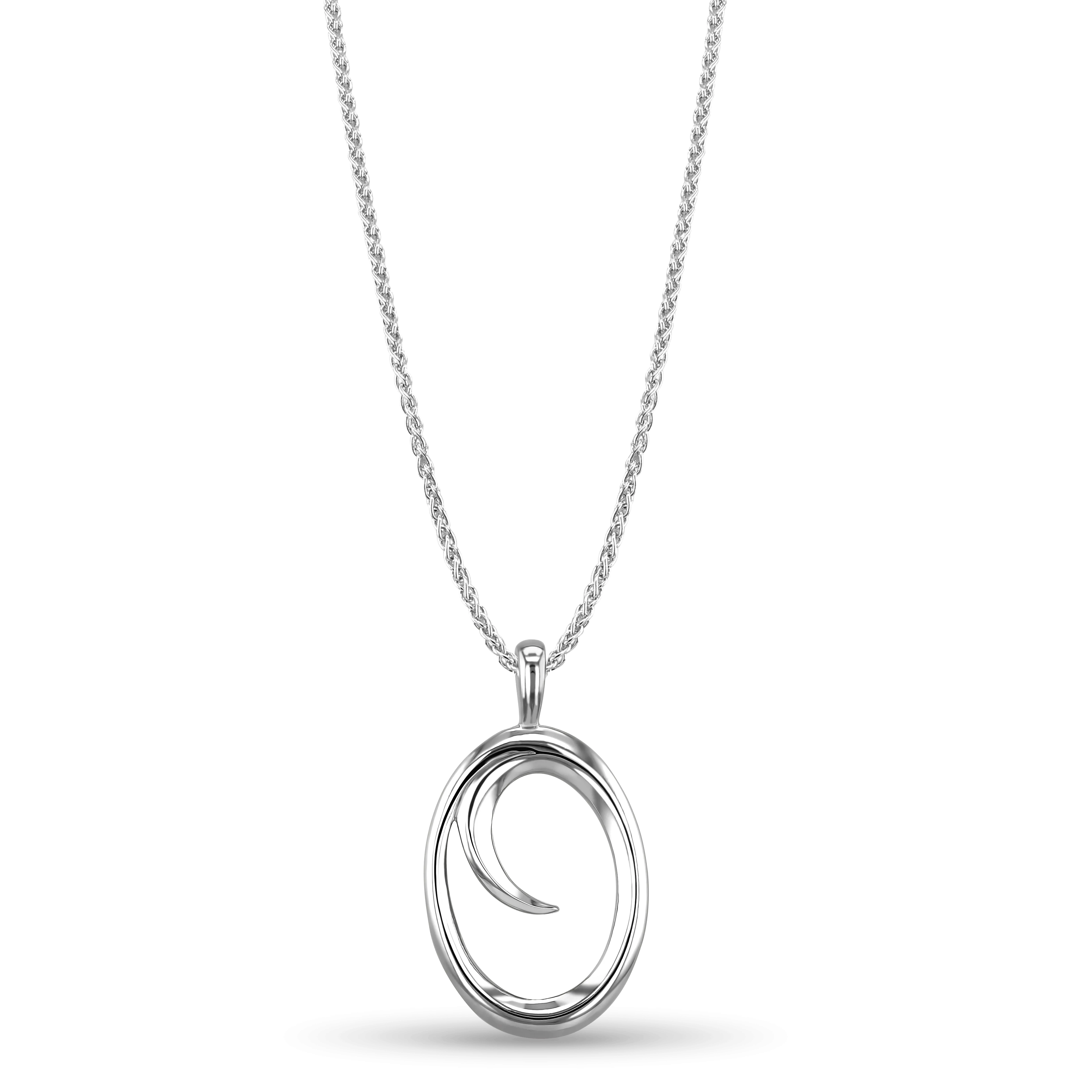 Initial O Love Letter Pendant