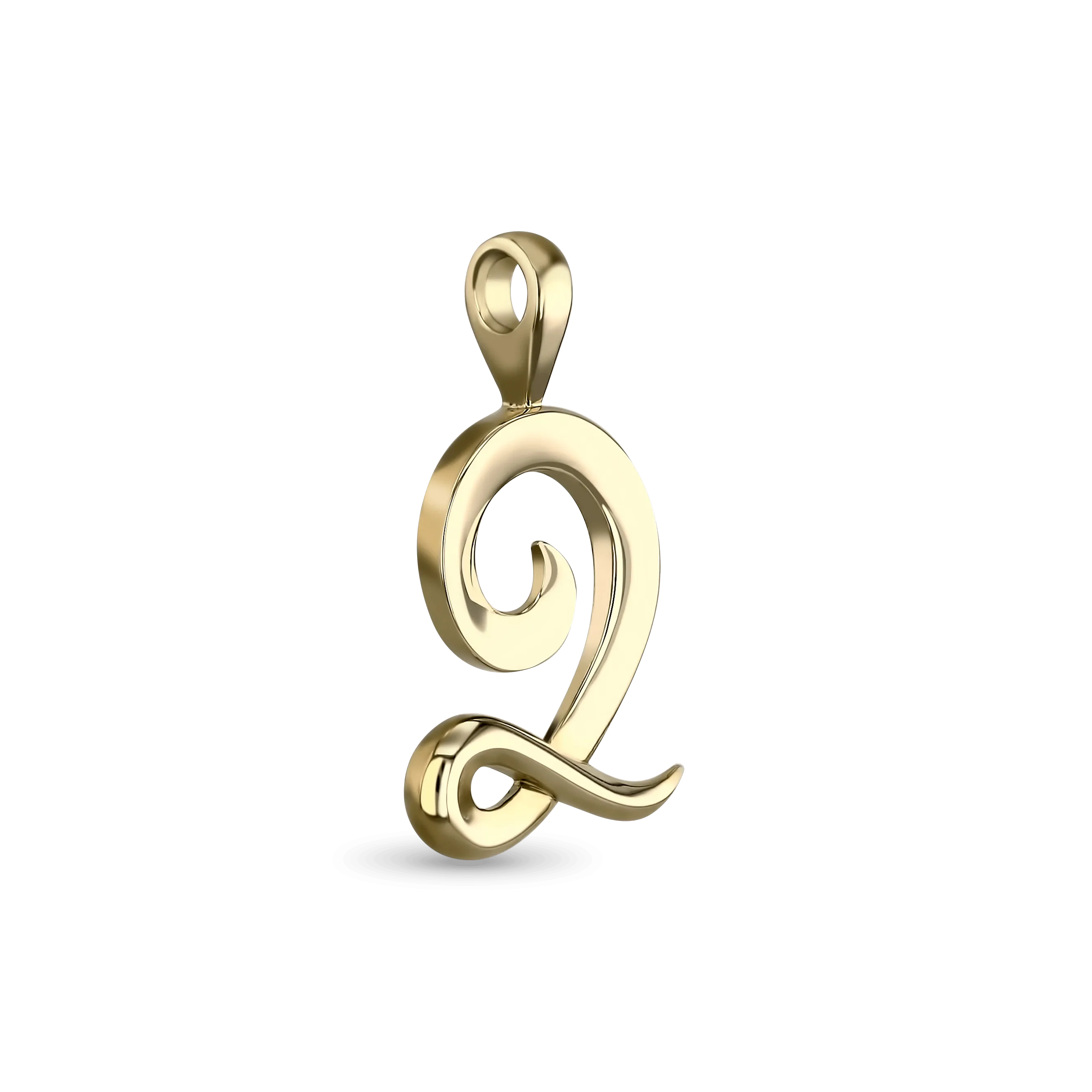 Initial Q Love Letter Pendant