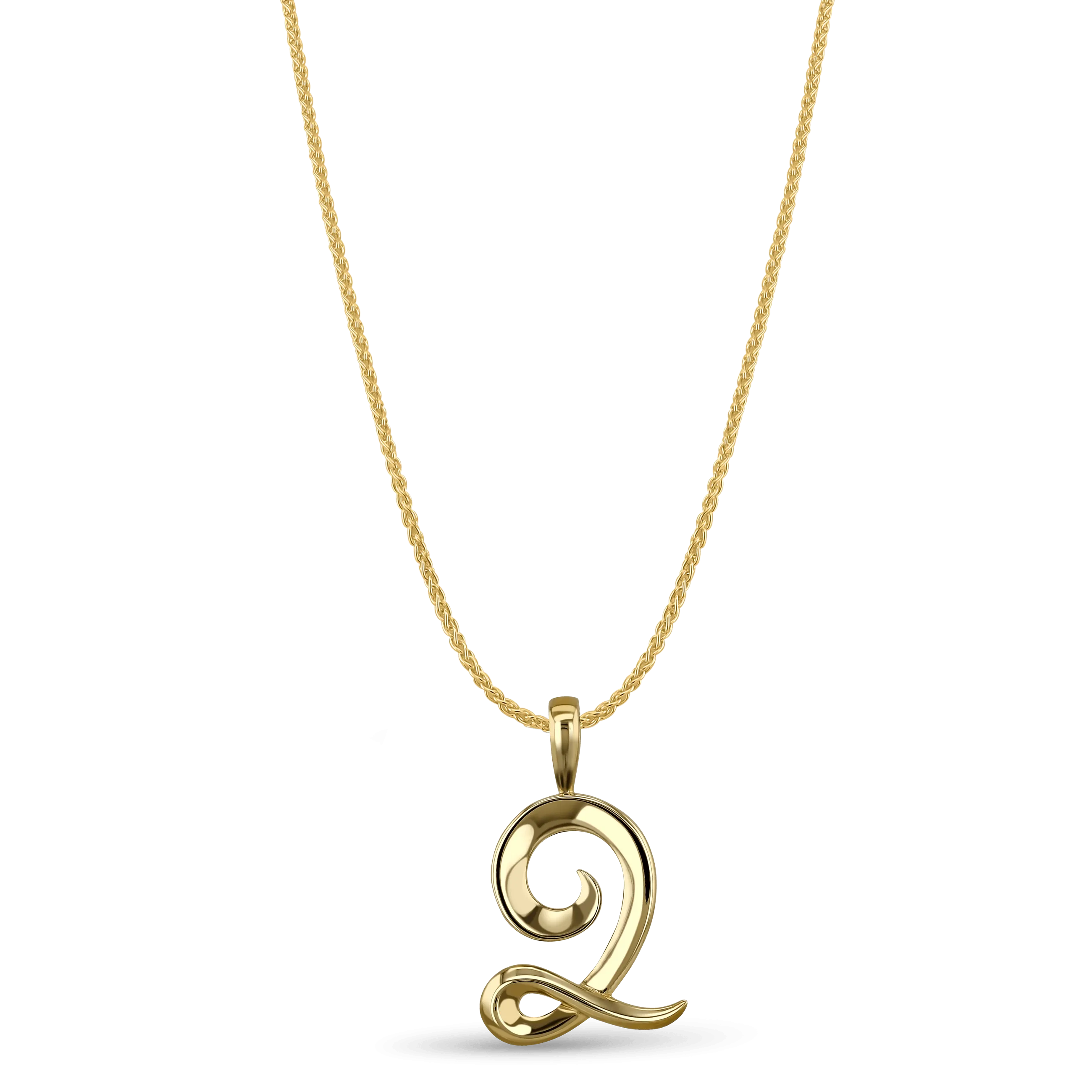 Initial Q Love Letter Pendant