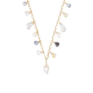 Keshi Pearl Mix Necklace