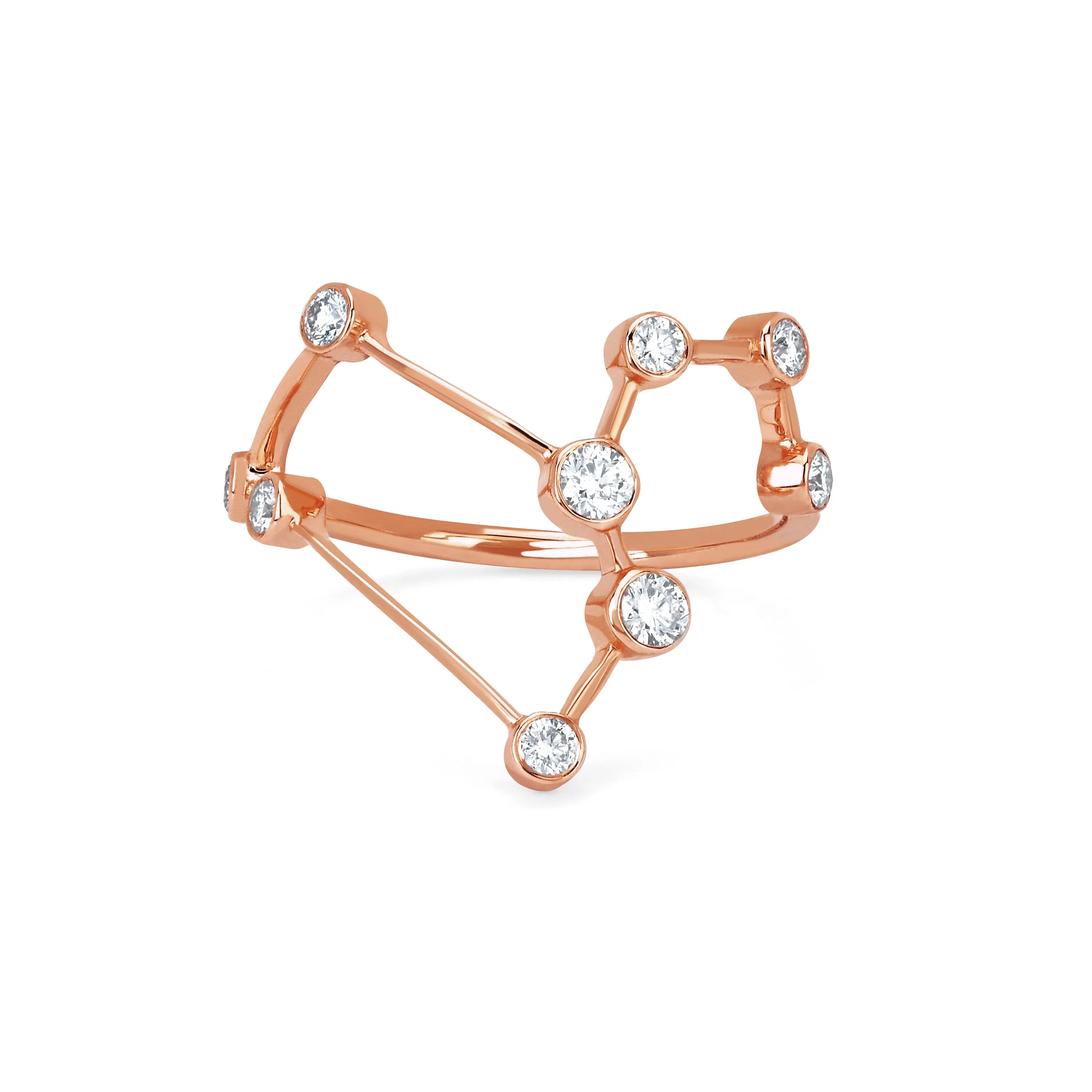 Leo Constellation Ring