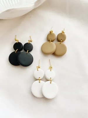 Malibu | The Timeless Collection | Handmade Polymer Clay Earrings