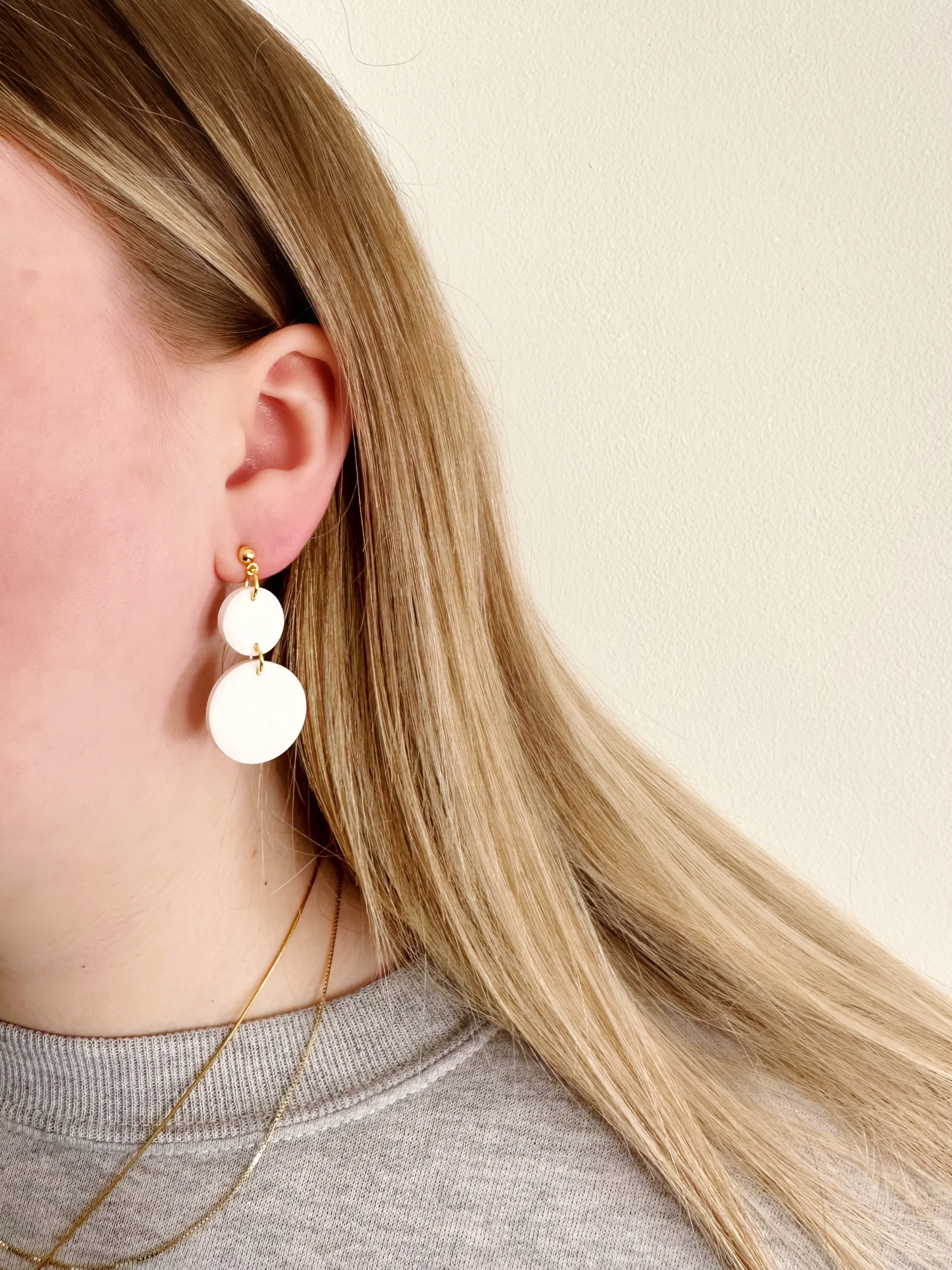 Malibu | The Timeless Collection | Handmade Polymer Clay Earrings