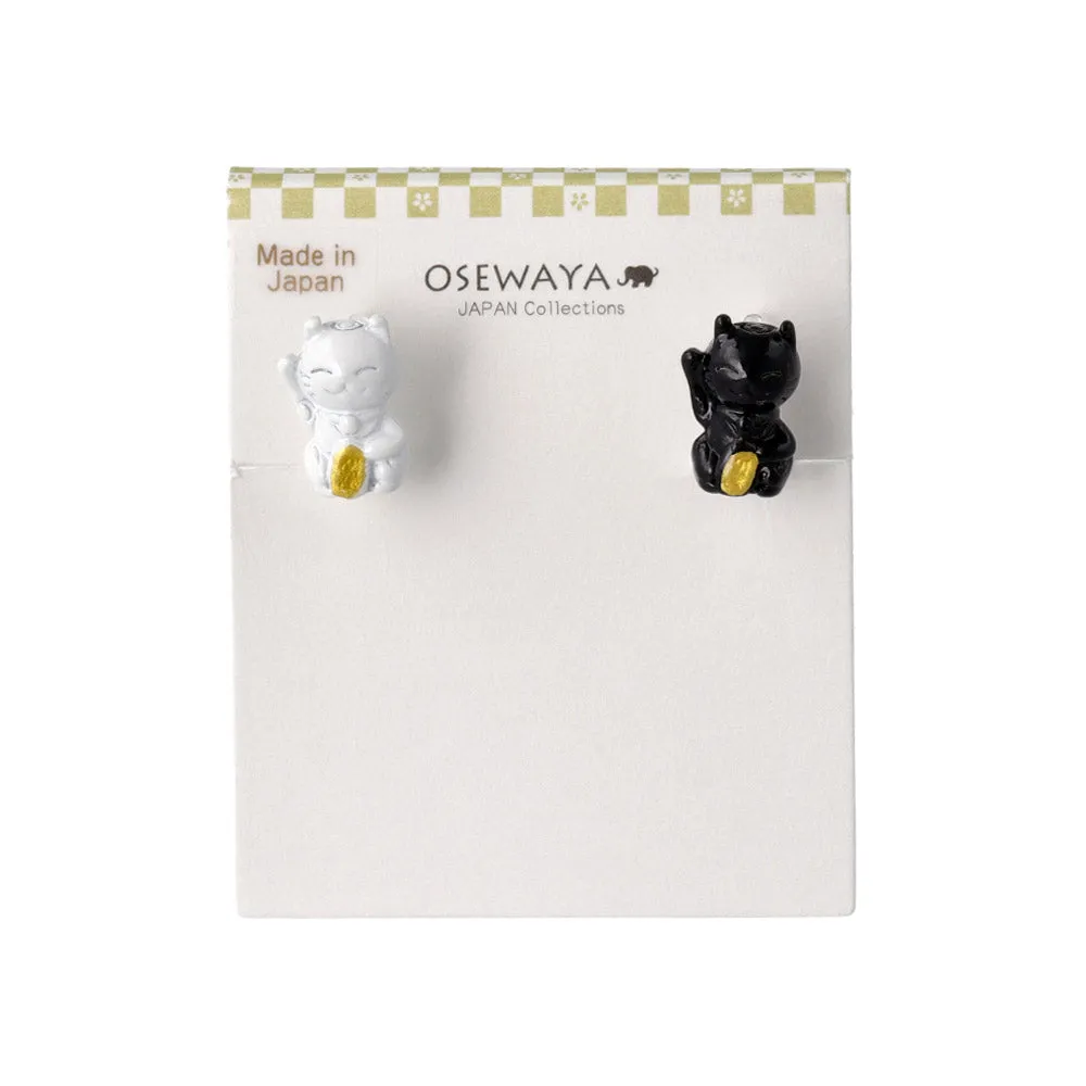 Maneki Neko Invisible Clip Ons