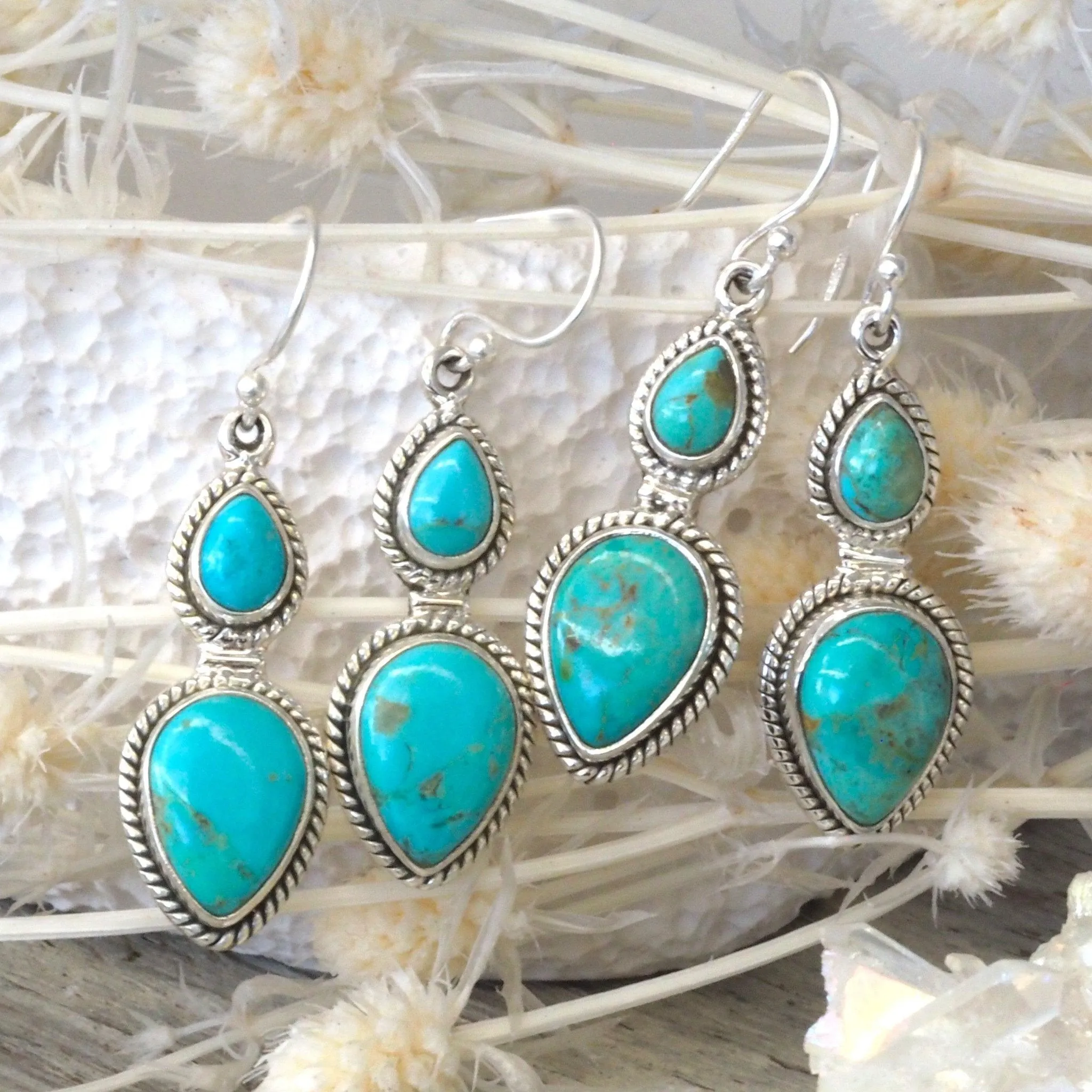 Ocean Drop Turquoise Earrings