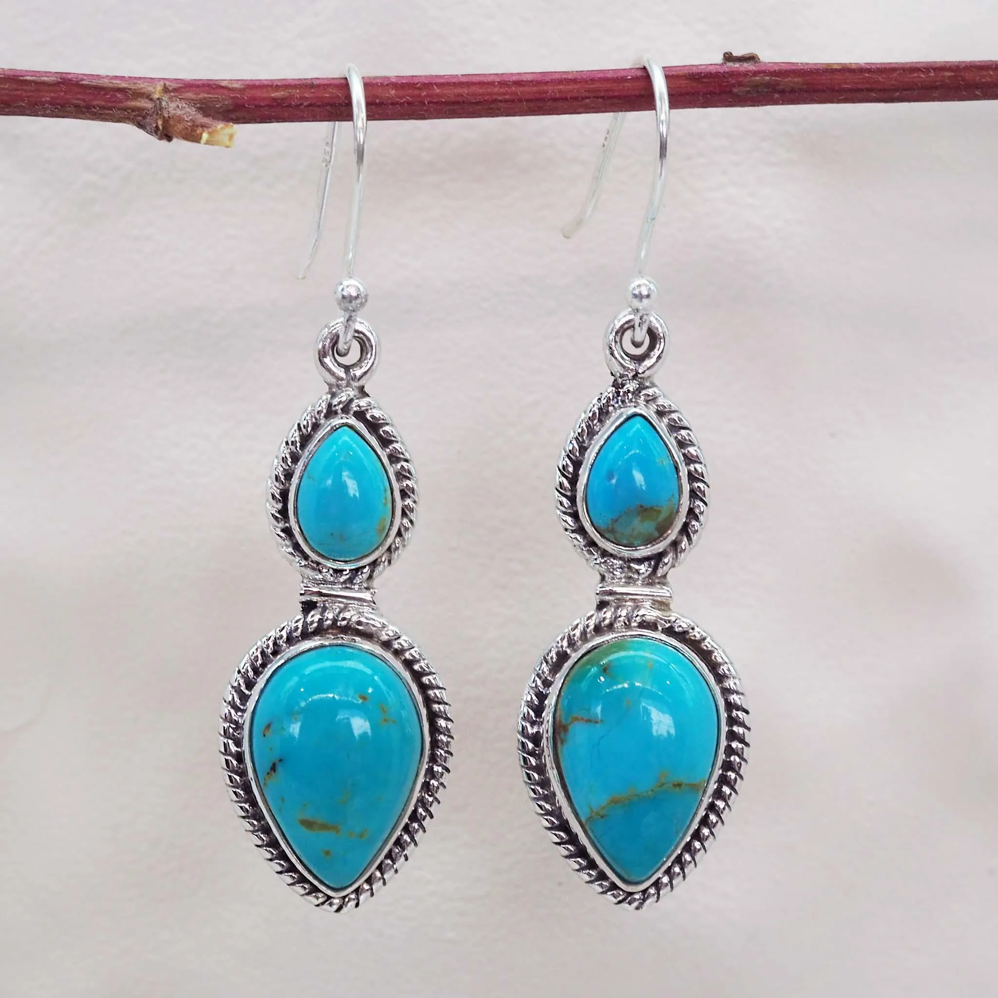 Ocean Drop Turquoise Earrings