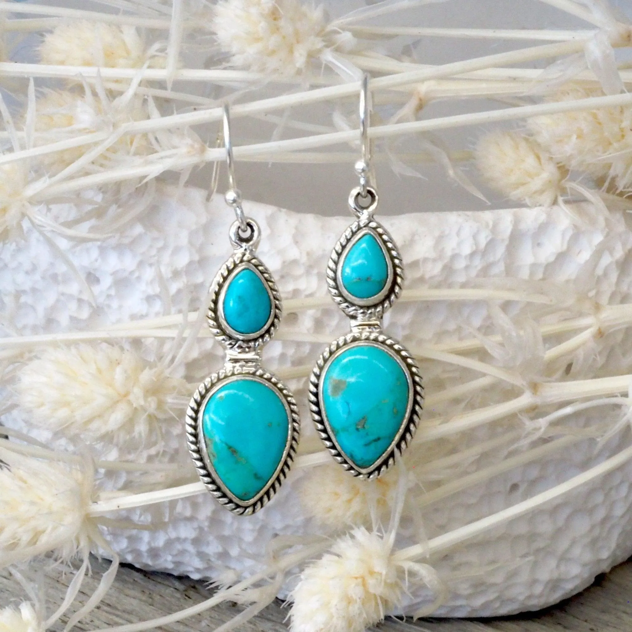 Ocean Drop Turquoise Earrings