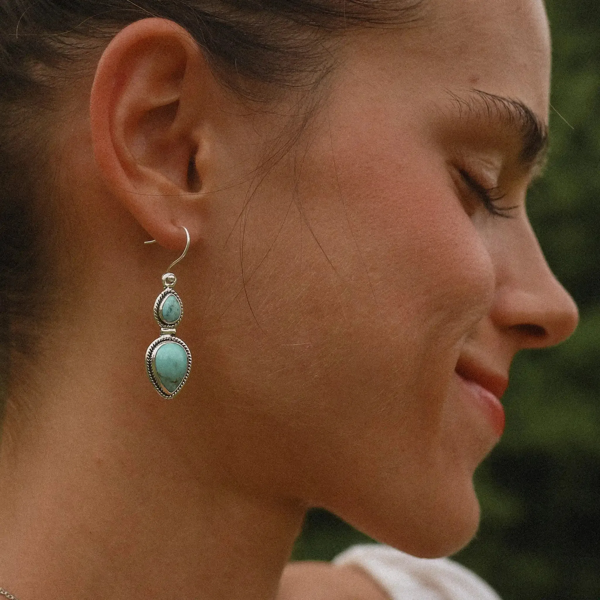 Ocean Drop Turquoise Earrings