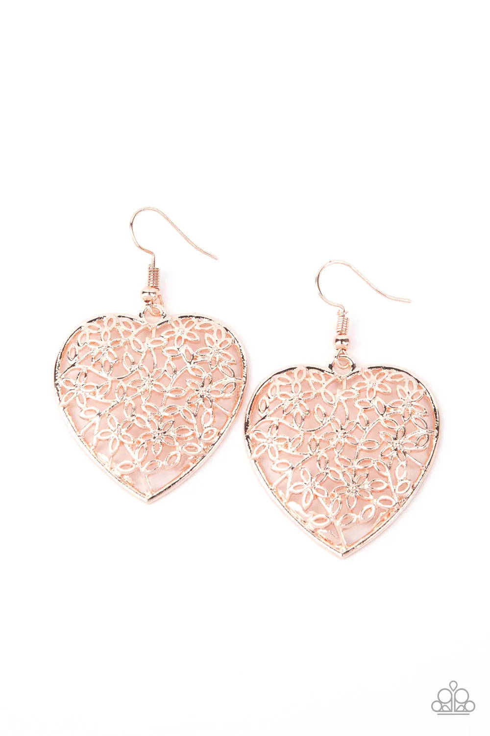 Paparazzi Accessories - Let Your Heart Grow - Rose Gold