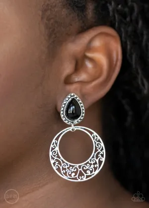 Paparazzi Earring ~ Exotic Escape - Black