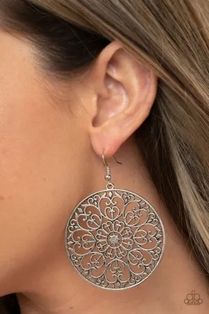 Paparazzi Earring ~ Make A MANDALA Out Of You - Silver