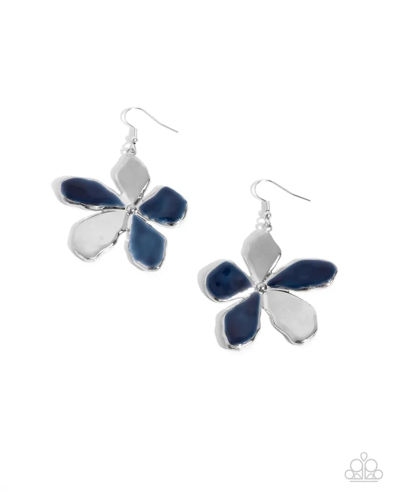 Paparazzi Earring ~ Painted Promotion - Blue