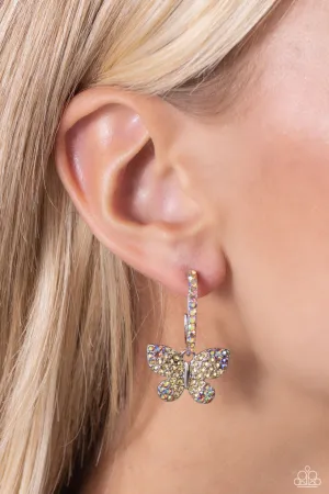 Paparazzi Earring ~ Whimsical Waltz - Yellow