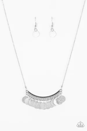 Paparazzi Necklace ~ Bohemian Bombshell - Silver