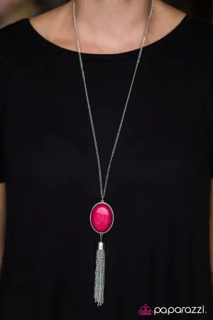 Paparazzi Necklace ~ Wayward Wanderer - Pink