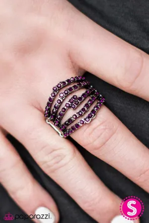 Paparazzi Ring ~ Stack Attack - Purple