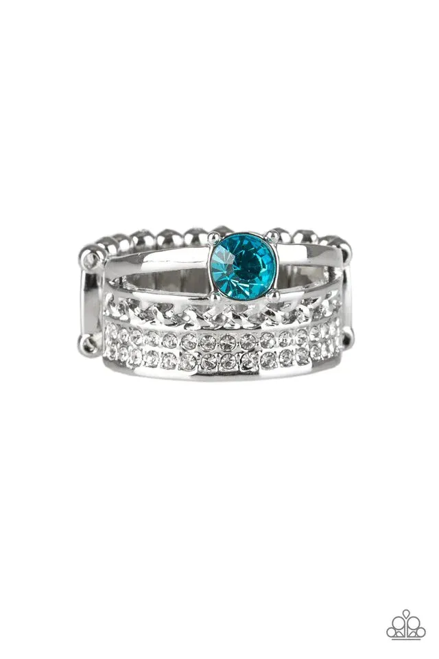 Paparazzi Ring ~ The Overachiever - Blue