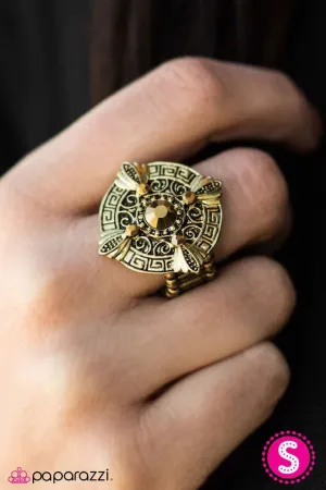 Paparazzi Ring ~ You Wish - Brass